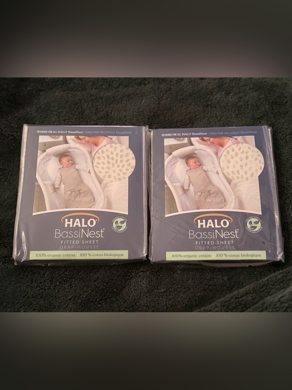 HALO BassiNest Fitted Sheets – 2 Pack
